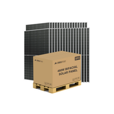 SunGoldPower 460 Watt Bifacial Perc Solar Panel Full Pallet (32 Panels) - SG-460WBG