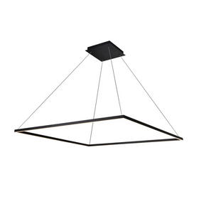 VONN Atria 51" VMC35512BL Modern Square LED Chandelier in Black