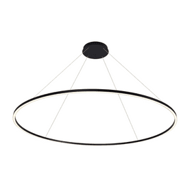 VONN Tania 72" VMC34972BL Modern Circular LED Chandelier in Black