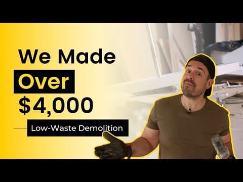 Home Demolition: Make Money and Reduce Demolition Waste