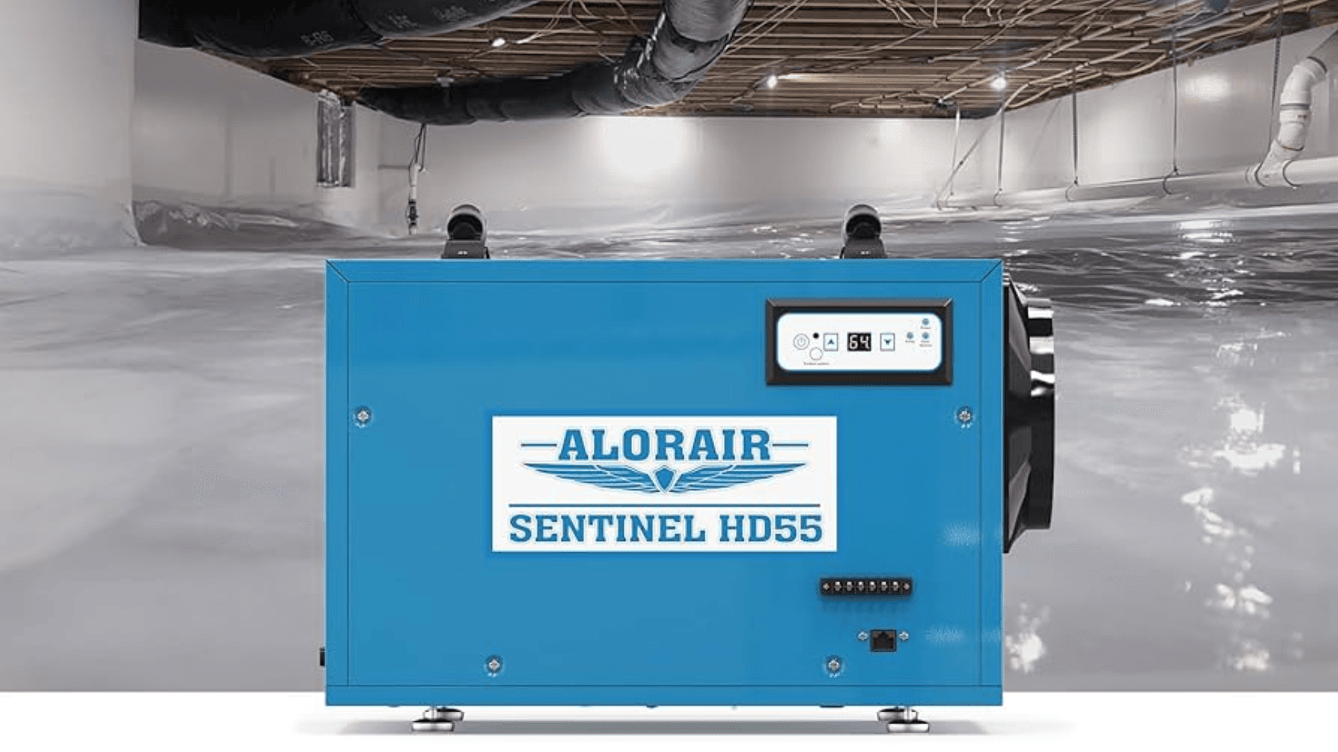 The AlorAir Sentinel HD55 Blue is a 113 pint commercial-residential dehumidifier designed to manage moisture in basements, crawl spaces, and light-commercial environments. In this unbiased review, we’ll walk through what this unit does, who it’s best for, where it performs well, and what limitations to keep in mind before you buy.